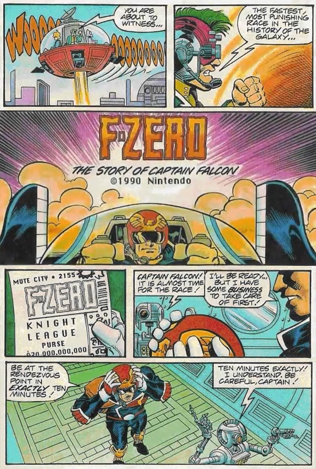 F Zero Comic